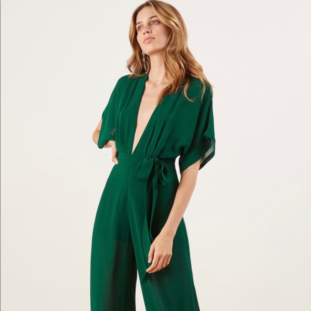Reformation Lemongrass Jumpsuit, 6P